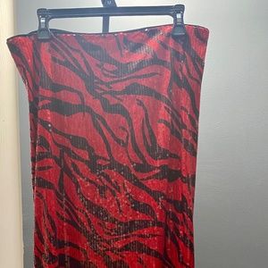 Eva Mendez Sequin skirt